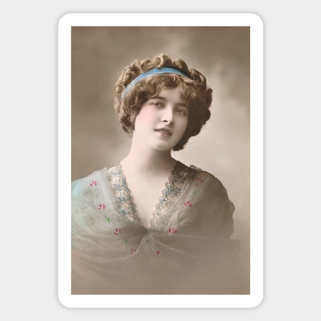 Edwardian lady Magnet by NEILBAYLIS